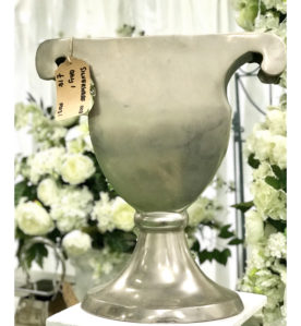 Flat Ornamental Urn